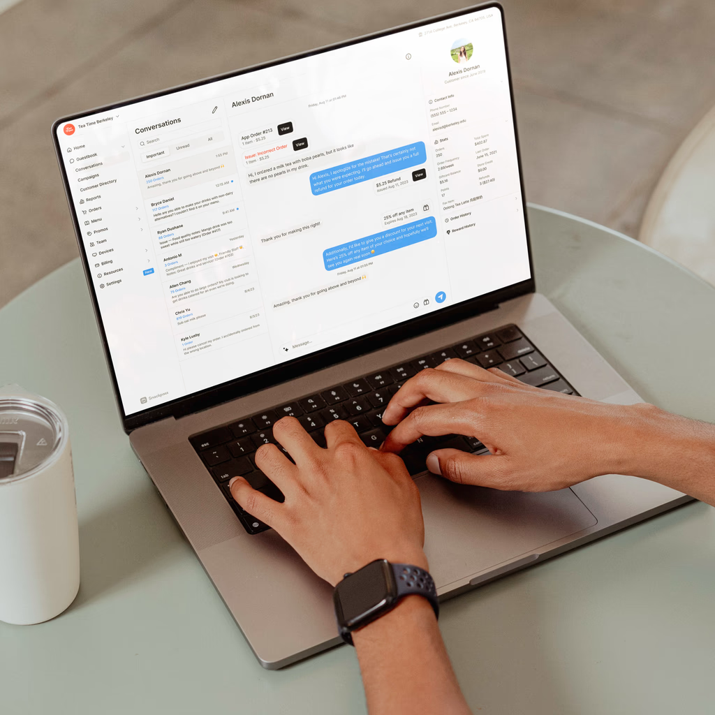 Live chat and CRM